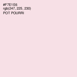 #F7E1E6 - Pot Pourri Color Image